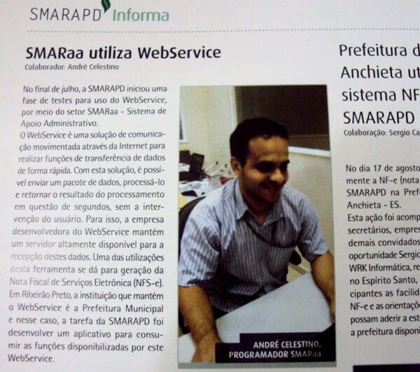 Informativo SMARAPD sobre a utilização de WebService no sistema SMARaa