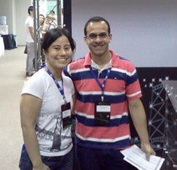 Foto com Cecília Fernandes no Agile Brazil 2014