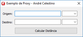 Exemplo de aplicação utilizando o Design Pattern Proxy