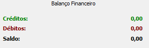 Frame Observer - Balanço Financeiro