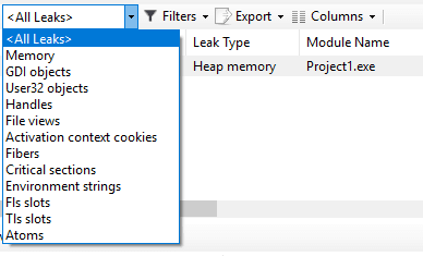 Deleaker leaks categories